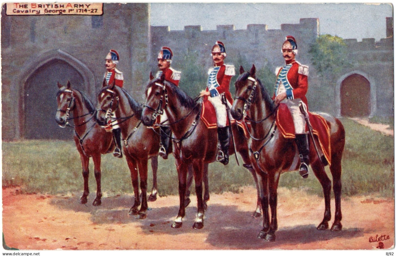 CPA Militaria - TUCK And Son "Oilette" - 9478. The British Army. Cavalry - George Ist. 1714-27 - Other & Unclassified