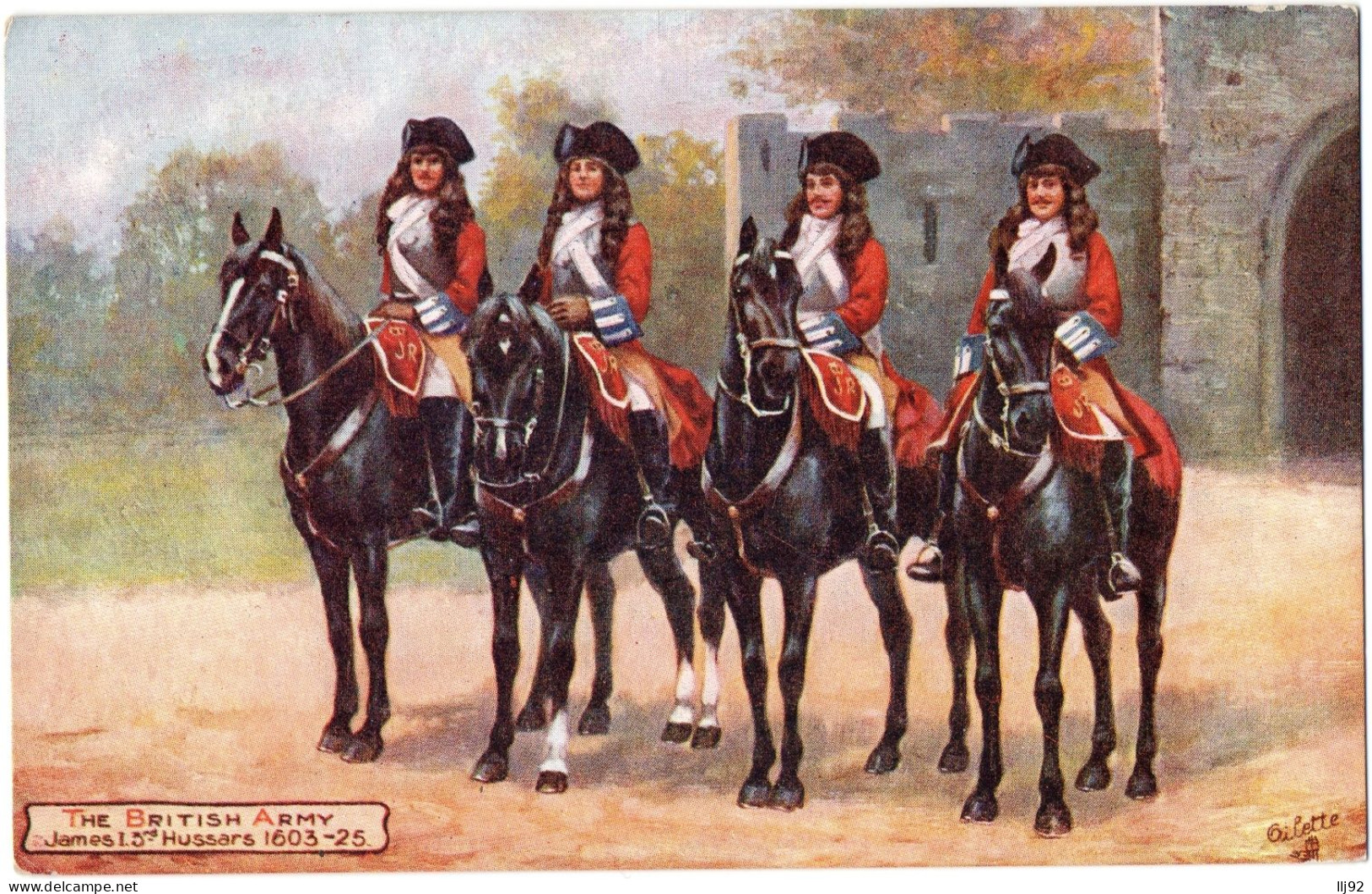 CPA Militaria - TUCK And Son "Oilette" - 9478. The British Army. 3rd Hussars James I. 1603-25 - Other & Unclassified
