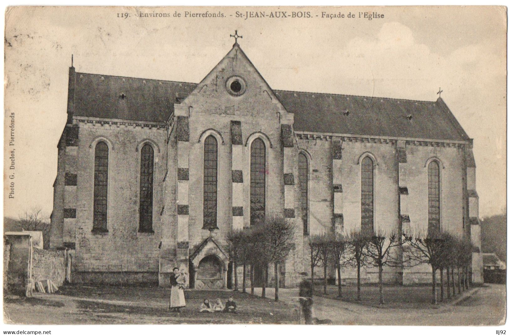 CPA 60 - SAINT JEAN AUX BOIS (Oise) - 119. Façade De L'Eglise - Photo G. Duclos - Other & Unclassified