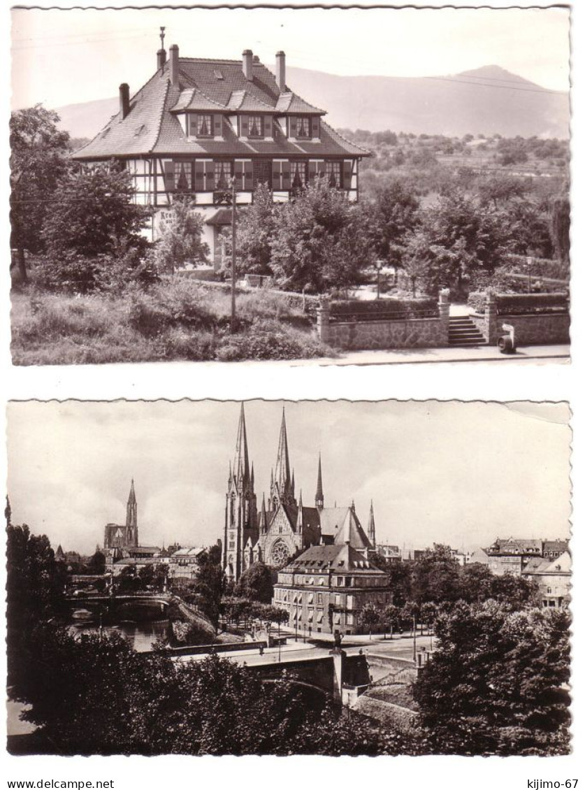 Alsace Lot 13 Cartes Postales Anciennes, Noir Et Blanc, CPA - 5 - 99 Postcards