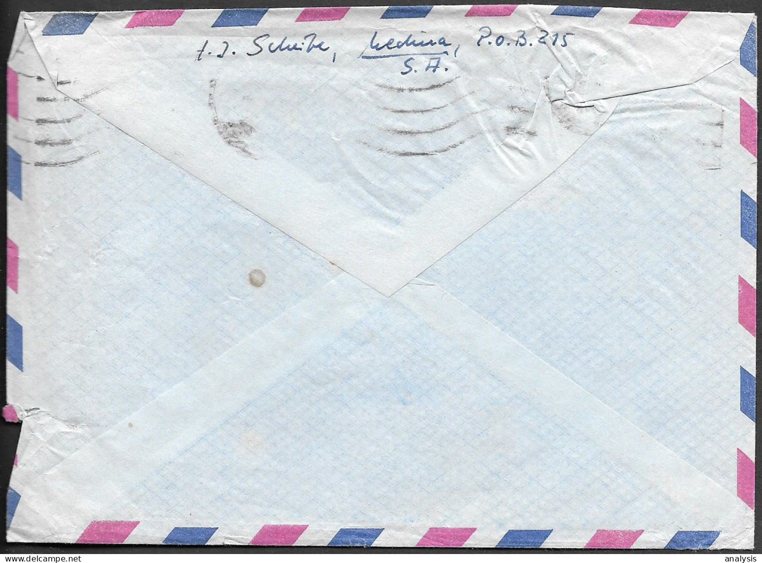 Saudi Arabia Medina Cover Mailed To Germany 1987. 14P Rate World Meteorological Day Stamp - Saudi-Arabien