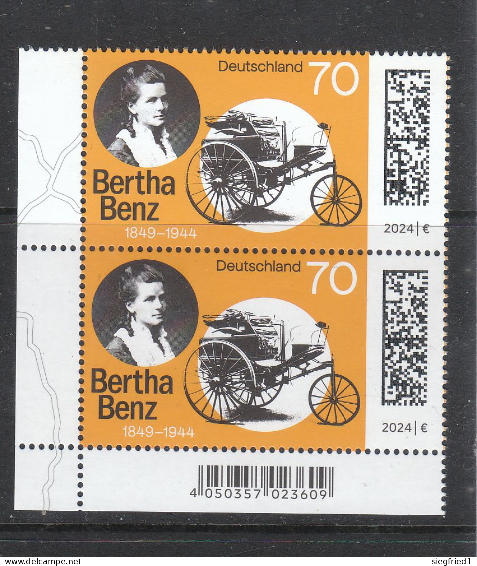 Deutschland BRD **  3829 Berta Benz   Neuausgabe 2.5.2024 - Unused Stamps