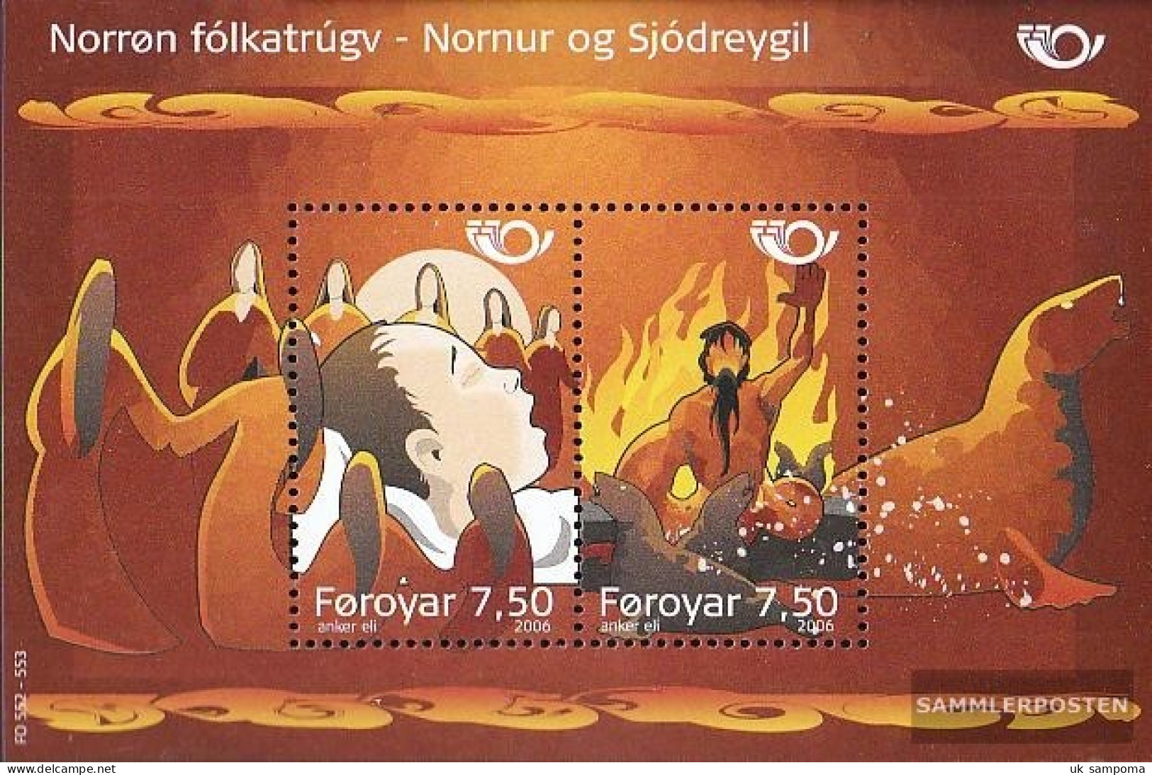 Denmark - Faroe Islands Block19 (complete Issue) Unmounted Mint / Never Hinged 2006 NORTH: Nordic Mythen - Faroe Islands