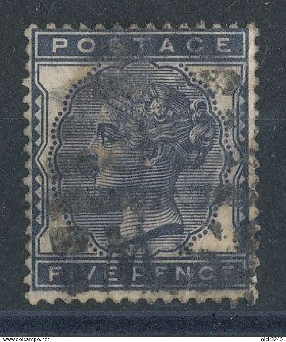 GB  N°71 Victoria 5p Bleu-noir De 1880-81 - Usados