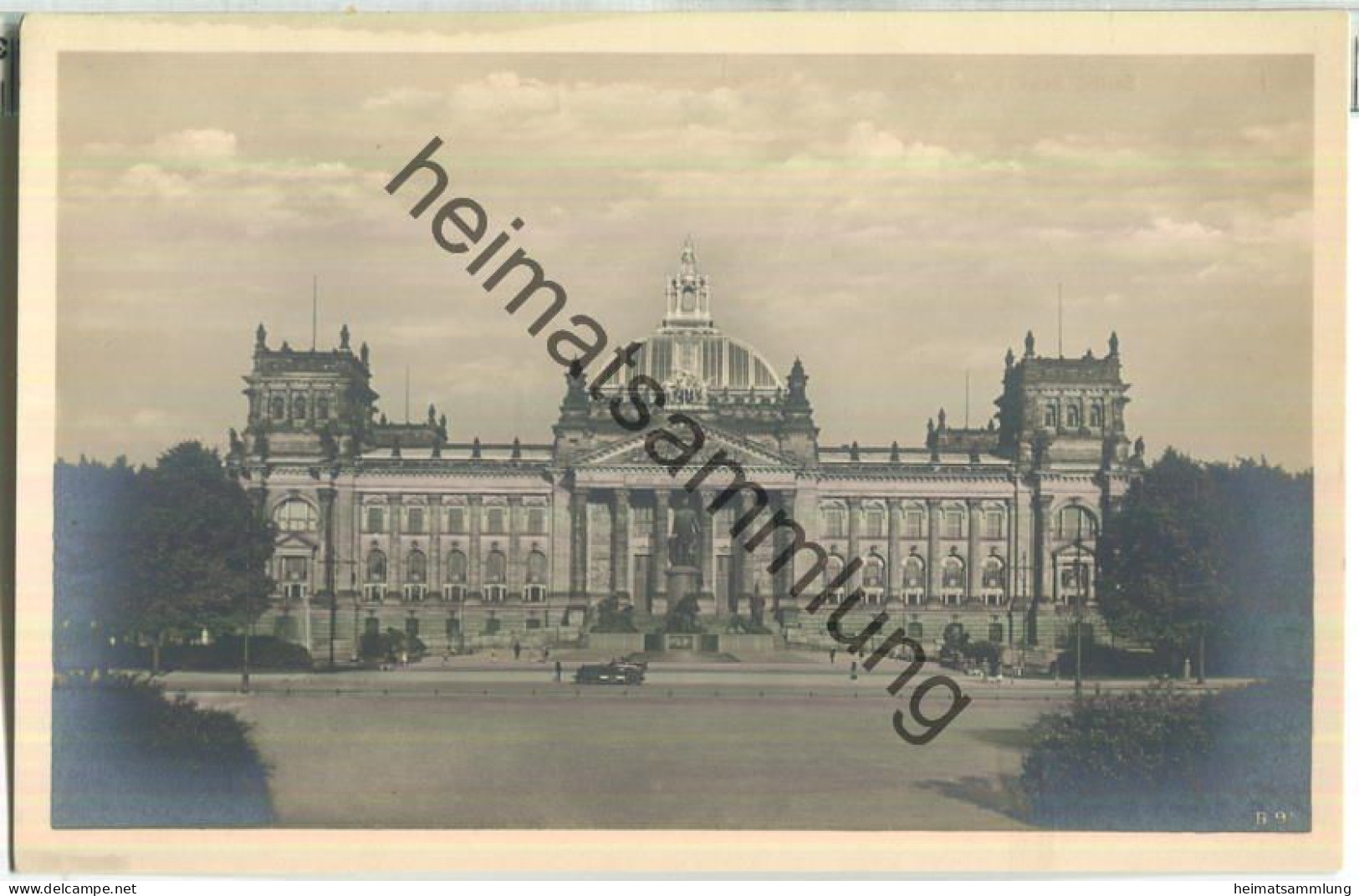 Berlin - Reichstagsgebäude - Foto-Ansichtskarte - Verlag G. Beyer Weimar - Mitte