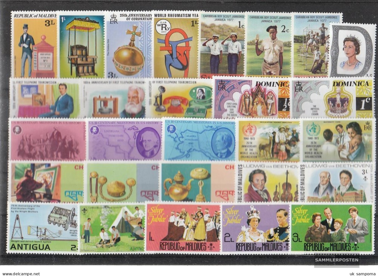 All World Overseas Stamps-50 Various Special Stamps - Kilowaar (max. 999 Zegels)