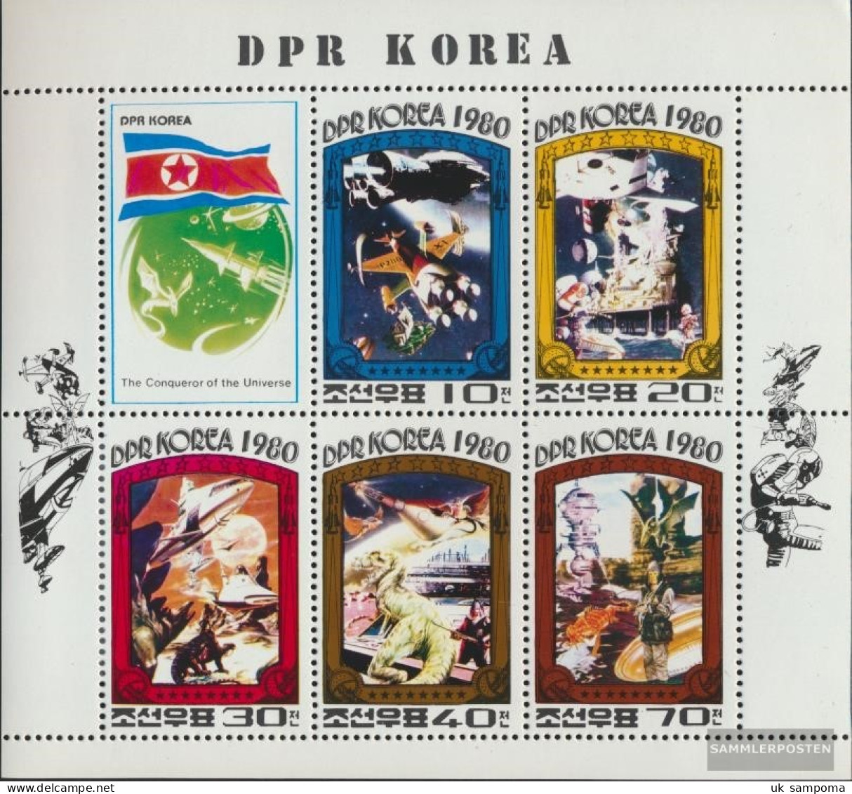 North-Korea 2003-2007A Sheetlet (complete Issue) Unmounted Mint / Never Hinged 1980 The Conquest Of Universe - Korea (Noord)