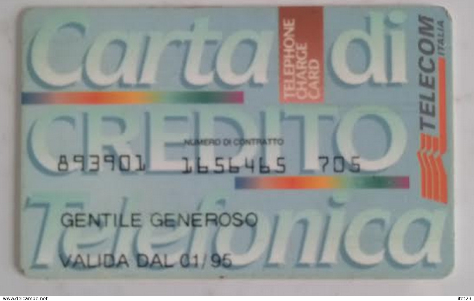 SCHEDA TELEFONICA ITALIANA - USI SPECIALI-CARTA DI CREDITO NUOVO TIPO- C&C 4018 - Collections