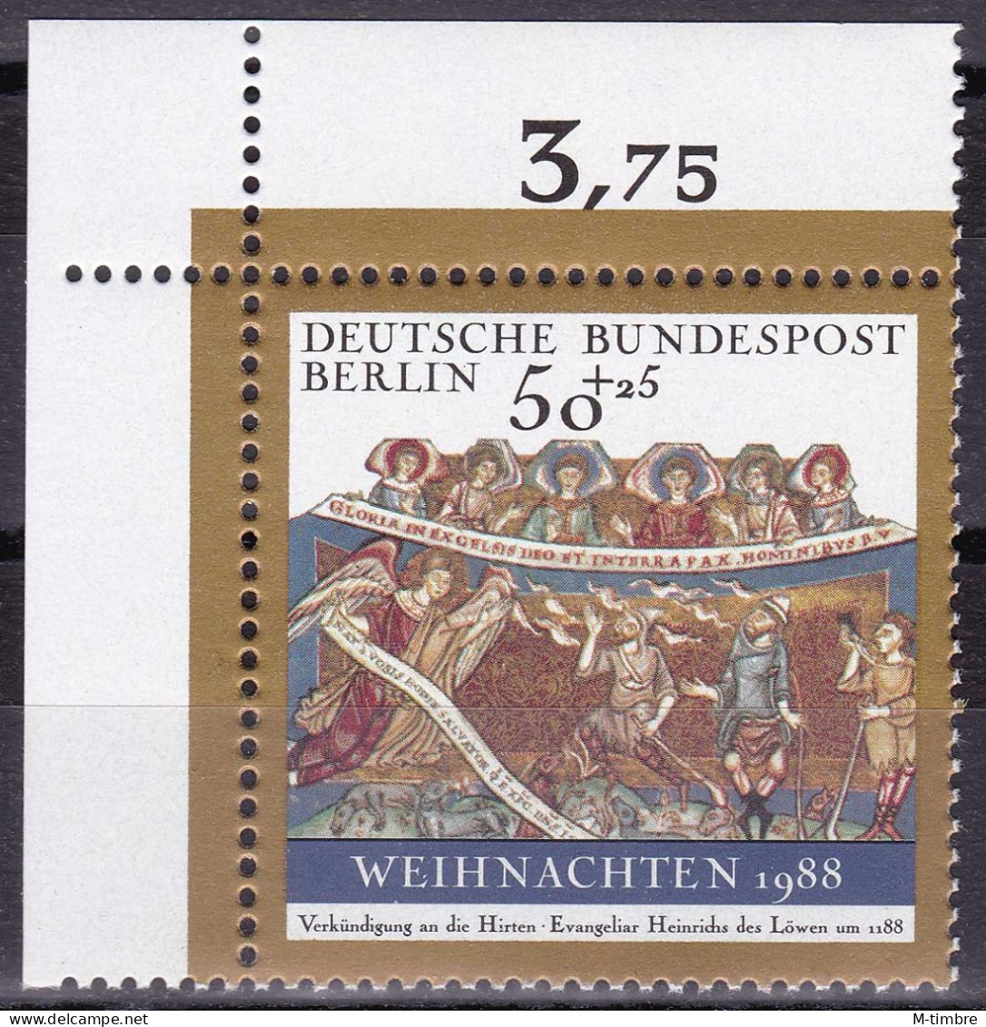 Berlin YT 790 Mi 829 Année 1988 (MNH **) Noël - Unused Stamps