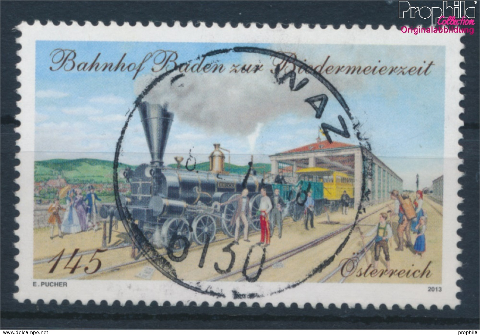 Österreich 3054 (kompl.Ausg.) Gestempelt 2013 Bahnhof Baden (10404087 - Used Stamps