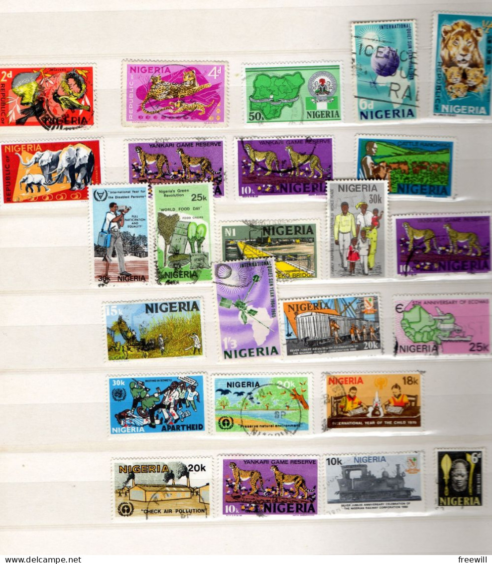 Nigeria Timbres Divers - Various Stamps -Verschillende Postzegels - Chad (1960-...)