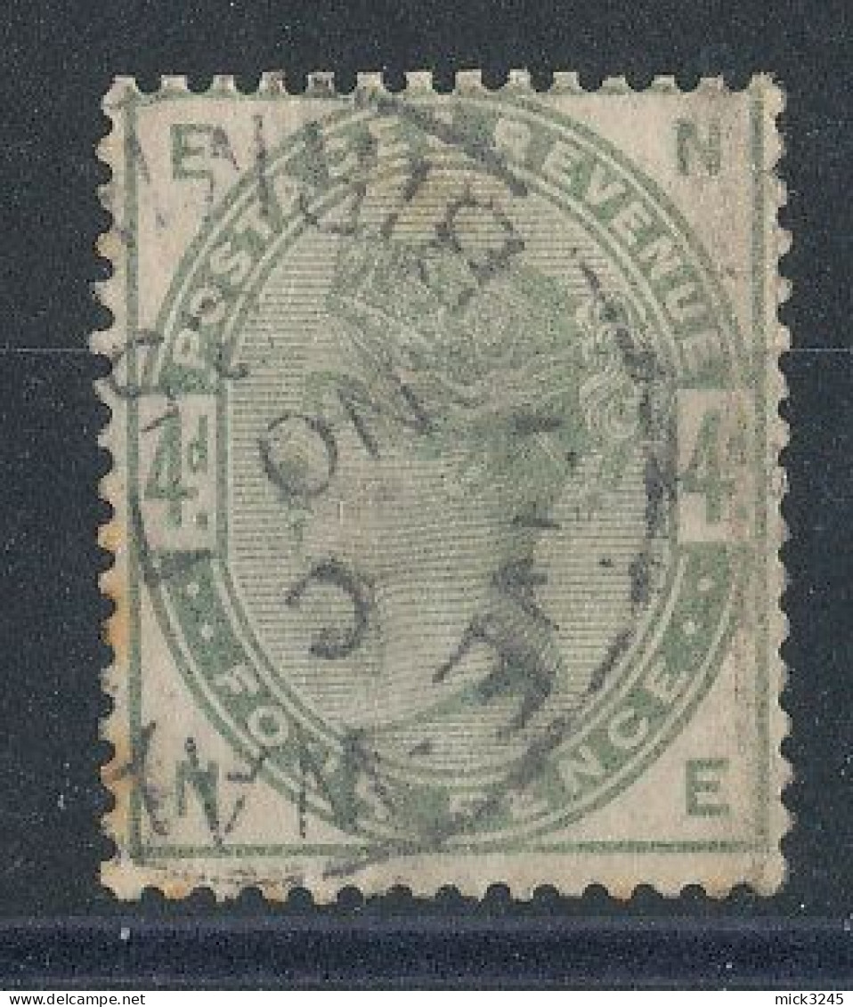 GB  N°81 Victoria  4p Vert De 1883-84 - Oblitérés