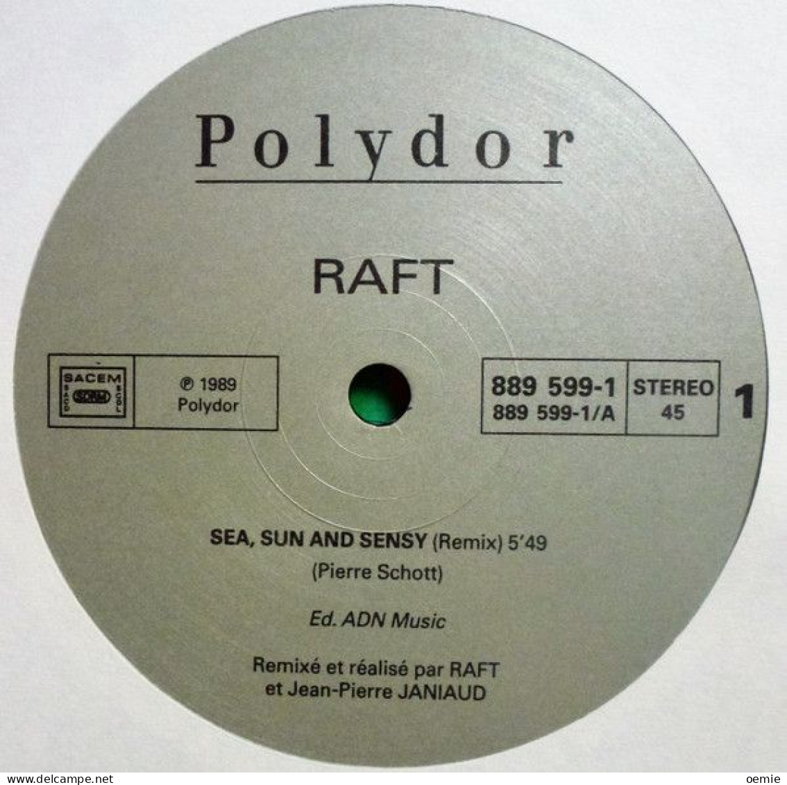 RAFT  SEA SUN AND SENSY - 45 Toeren - Maxi-Single