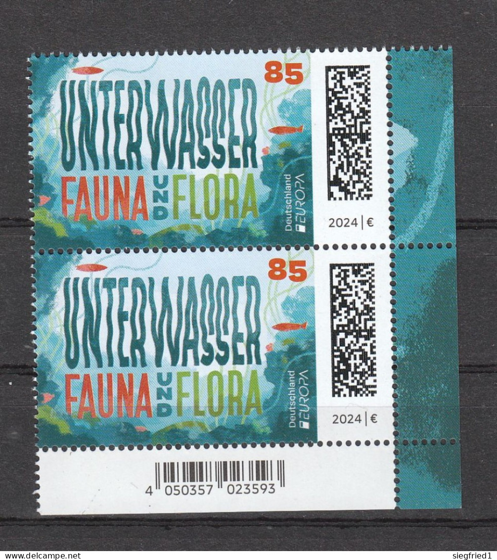 Deutschland BRD **  3828 CEPT Unterwasserfauna Und- Flora   Neuausgabe 2.5.2024 - Unused Stamps
