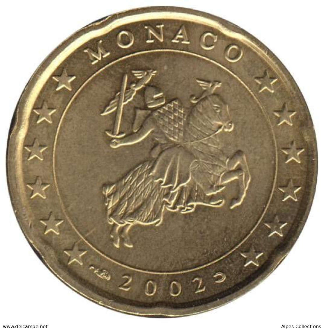 MO02002.1 - MONACO - 20 Cents - 2002 - Monaco