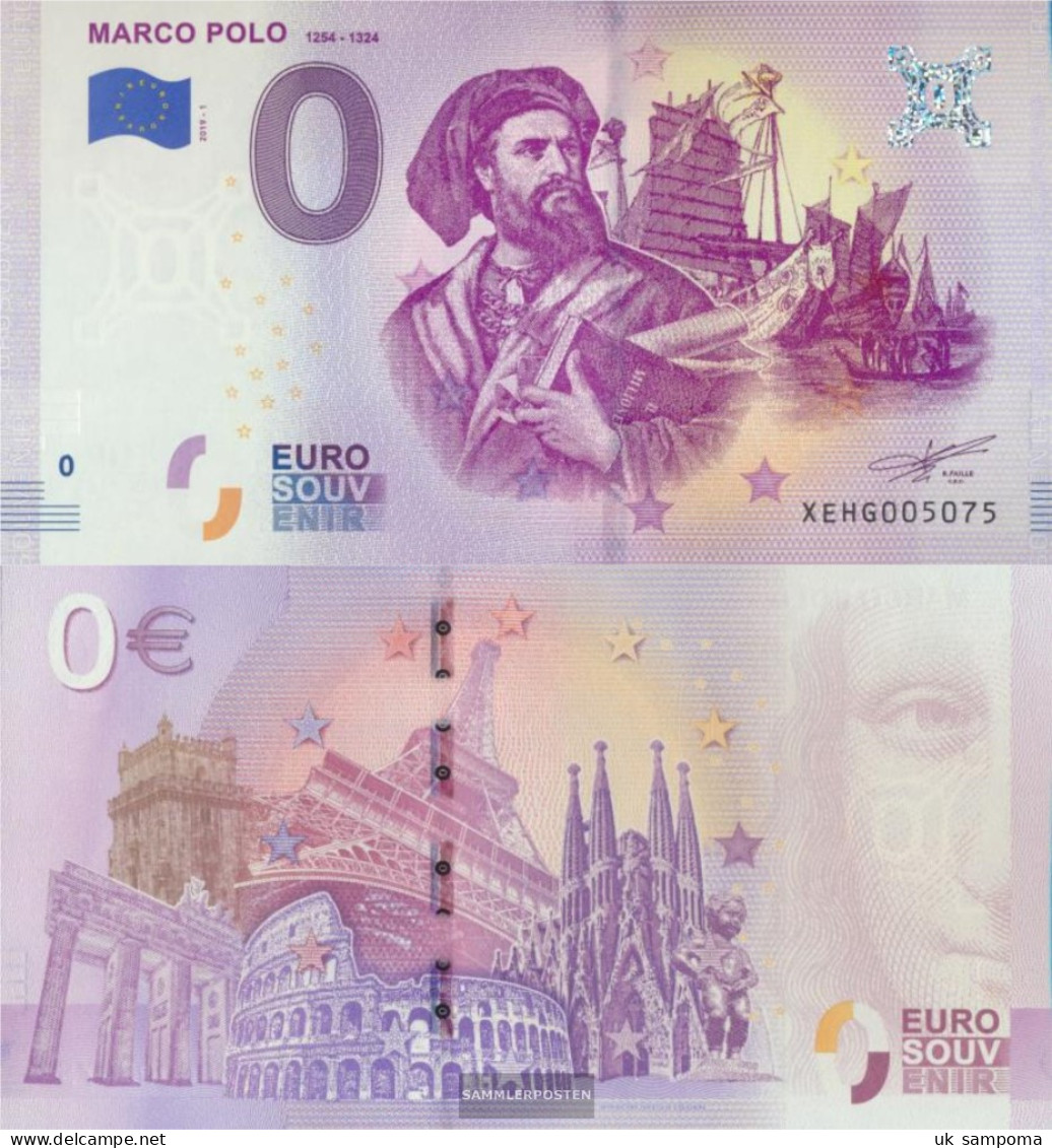 FRD (FR.Germany) Souvenirschein Marco Polo Uncirculated 2019 0 Euro Marco Polo - Ohne Zuordnung