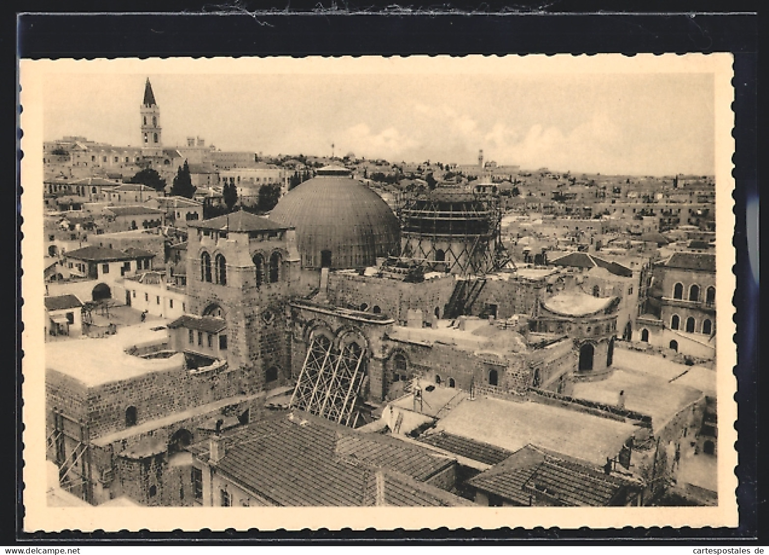 AK Jerusalem, Blick Auf Die Grabeskirche  - Palästina
