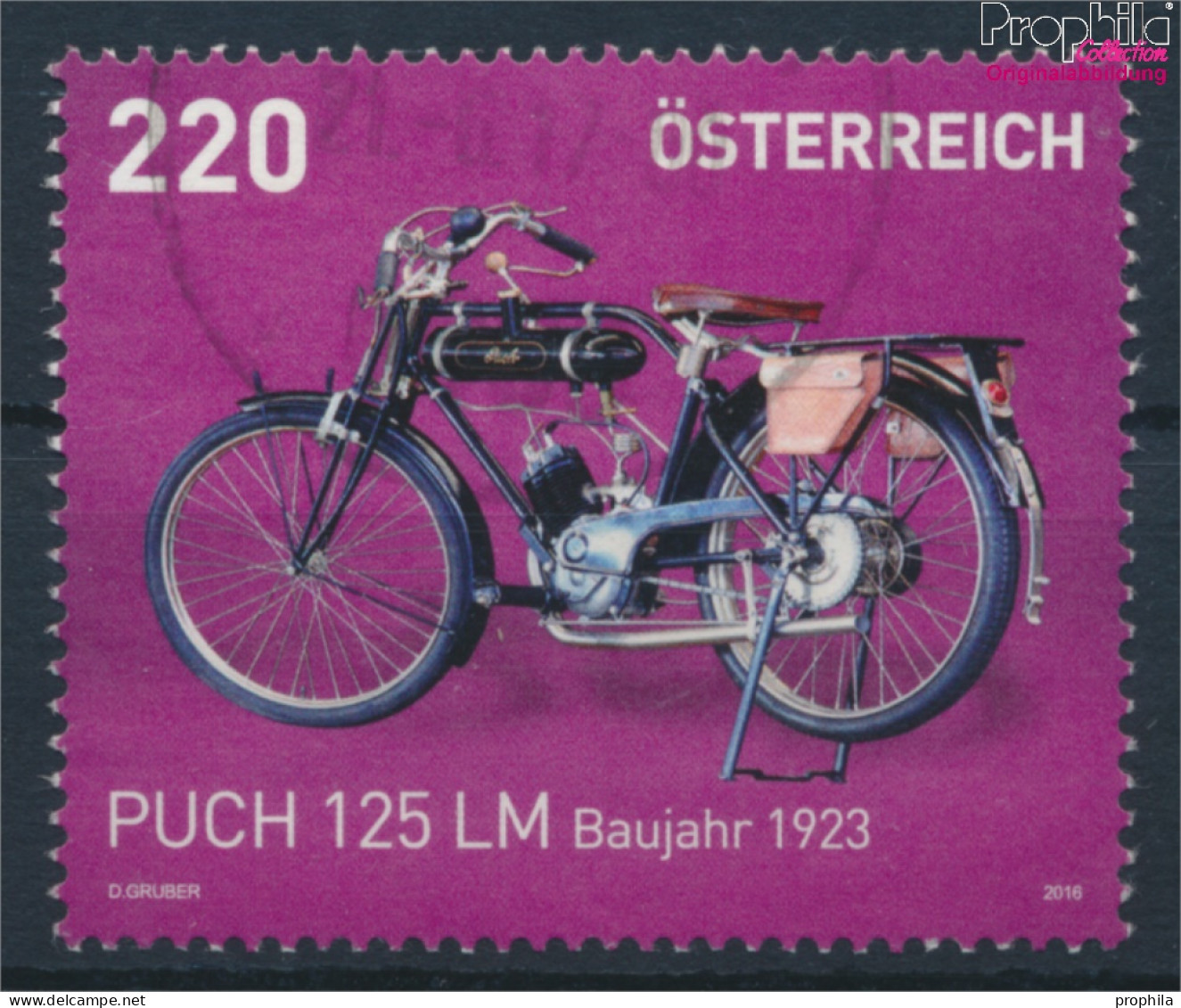 Österreich 3258 (kompl.Ausg.) Gestempelt 2016 Motorräder (10404219 - Oblitérés