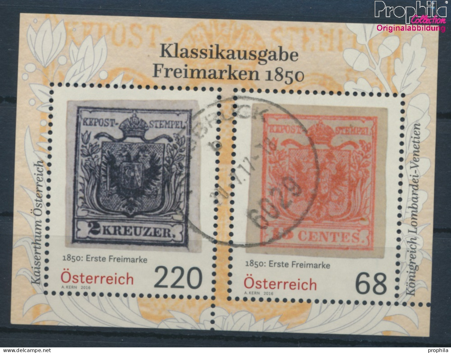 Österreich Block89 (kompl.Ausg.) Gestempelt 2016 Philatelie (10404220 - Used Stamps