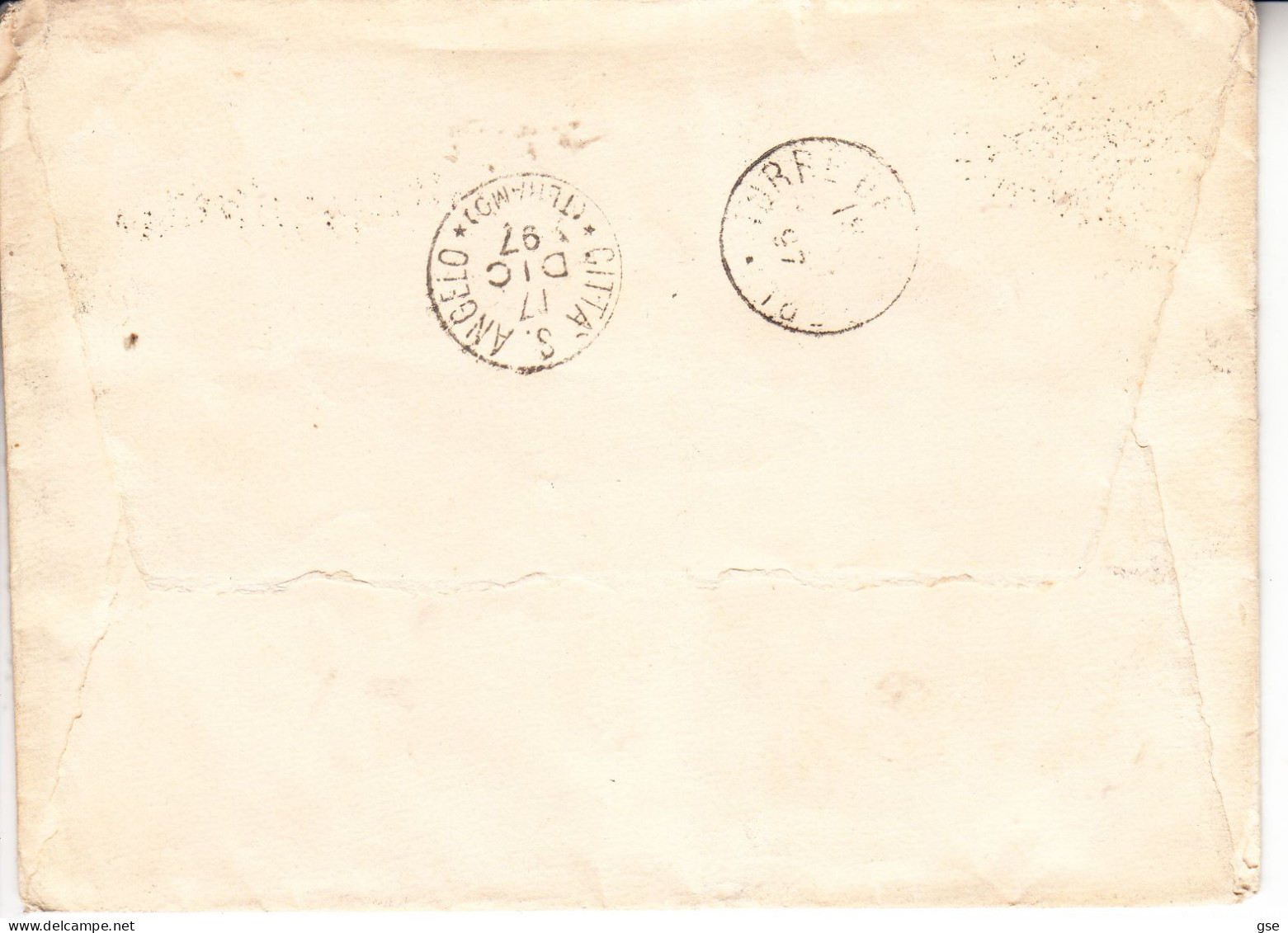 ITALIA   1897  - Lettera  Da Caramanico (VERIFICATO) Amm. Poste Da Carsoli Ad Aquila - Marcofilía