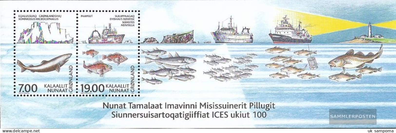 Denmark - Greenland Block24 (complete Issue) Unmounted Mint / Never Hinged 2002 Marine - Blocs