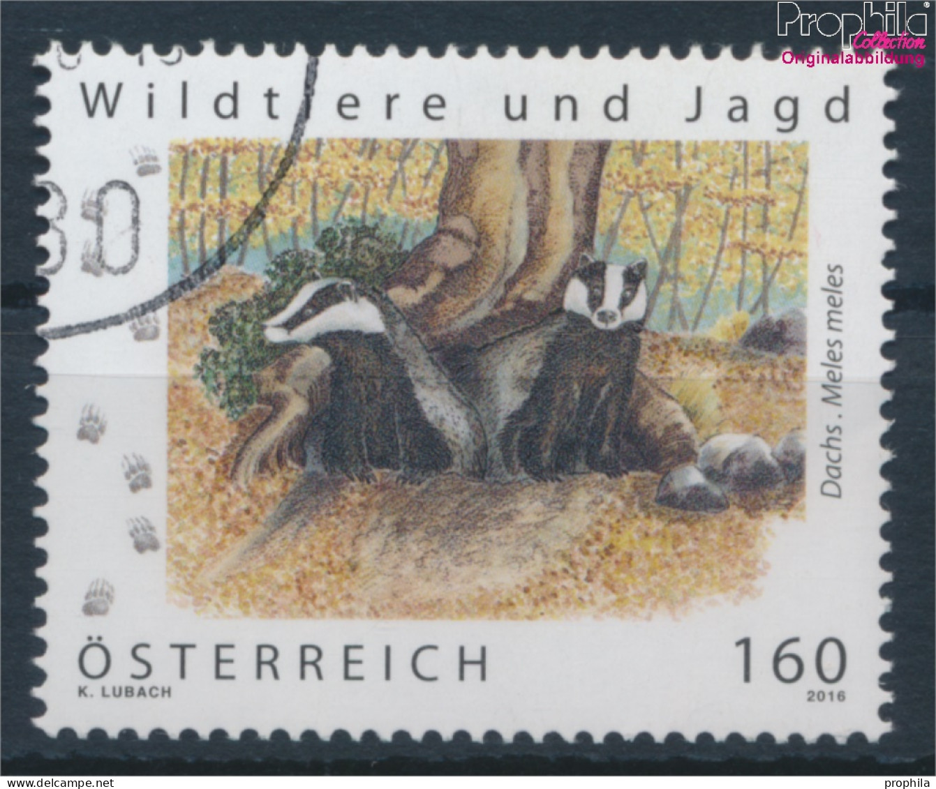 Österreich 3295 (kompl.Ausg.) Gestempelt 2016 Wildtiere (10404248 - Used Stamps