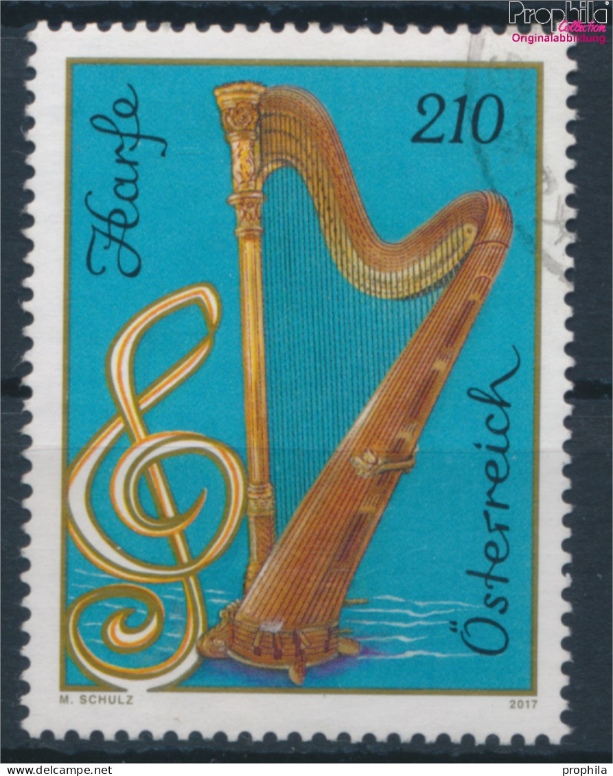 Österreich 3326 (kompl.Ausg.) Gestempelt 2017 Harfe (10404258 - Gebruikt