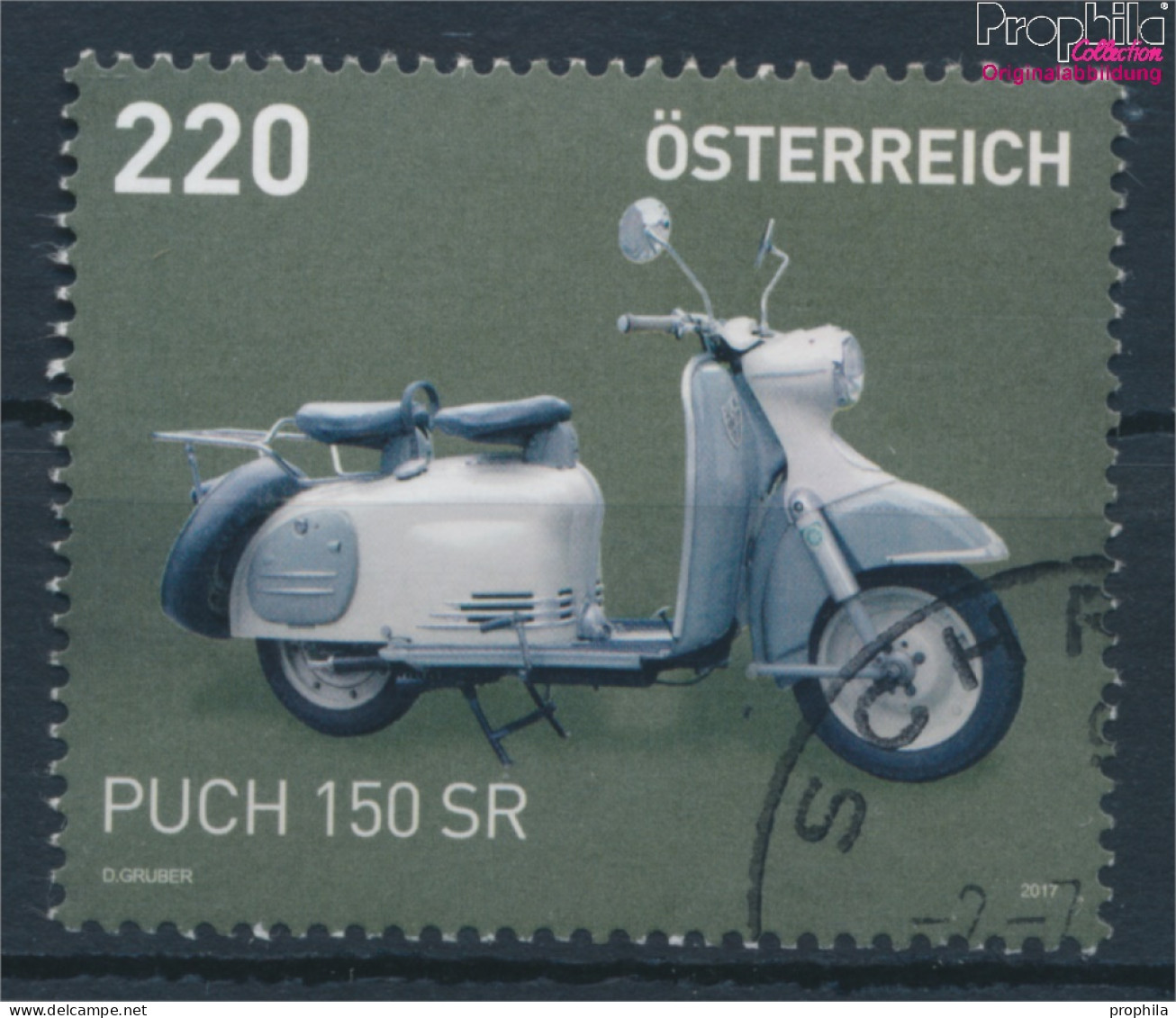 Österreich 3342 (kompl.Ausg.) Gestempelt 2017 Motorräder (10404267 - Oblitérés