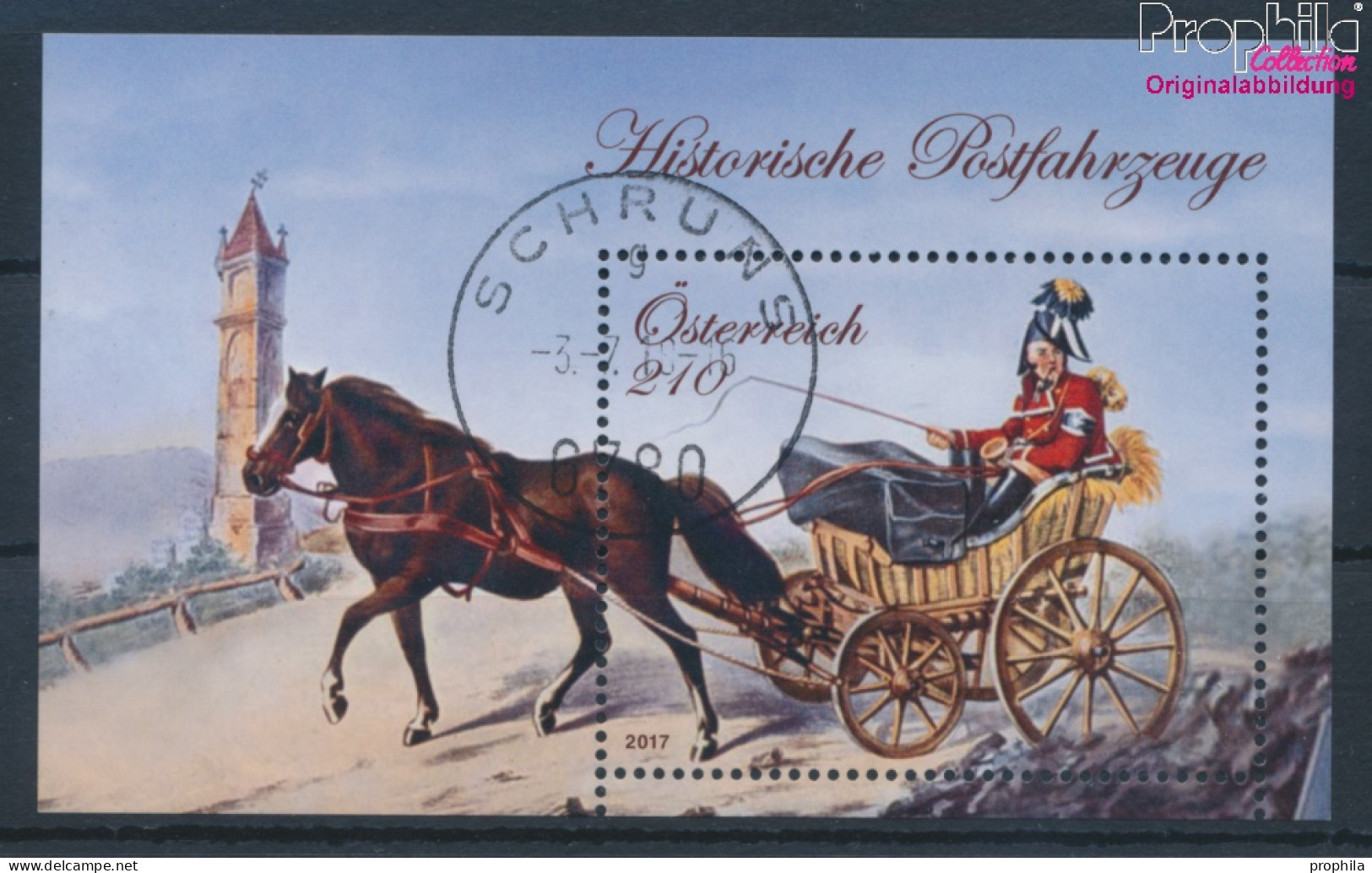 Österreich Block96 (kompl.Ausg.) Gestempelt 2017 Landpostwagen (10404276 - Used Stamps