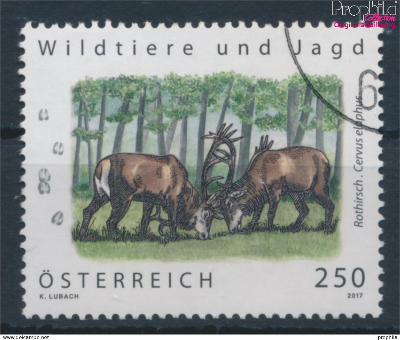 Österreich 3366 (kompl.Ausg.) Gestempelt 2017 Wildtiere (10404281 - Used Stamps