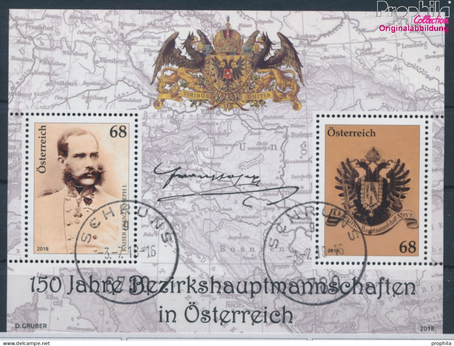 Österreich Block99 (kompl.Ausg.) Gestempelt 2018 Bezirkshauptmannschaften (10404300 - Used Stamps