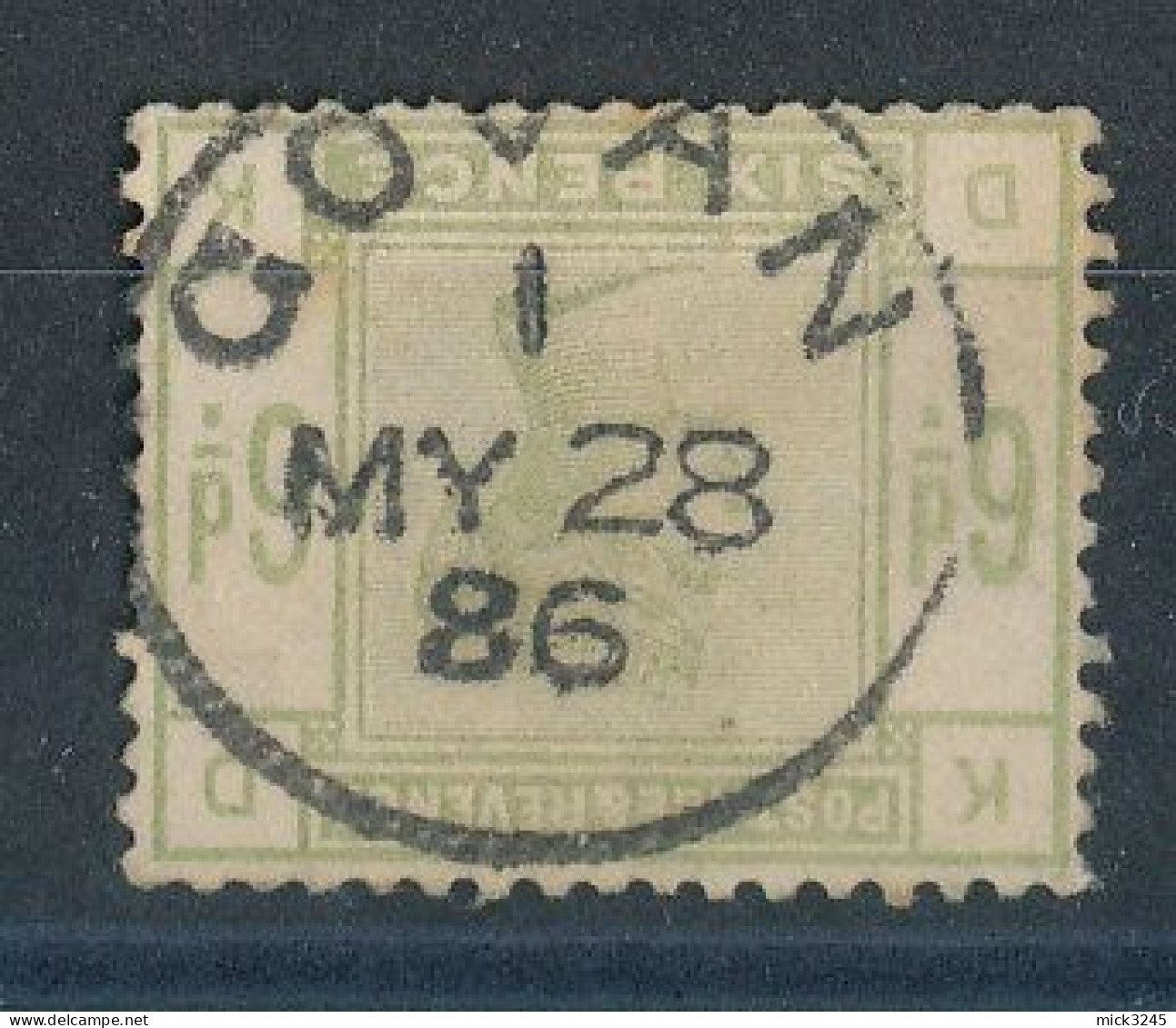 GB  N°83 Victoria 6p Vert De 1883-84 - Used Stamps