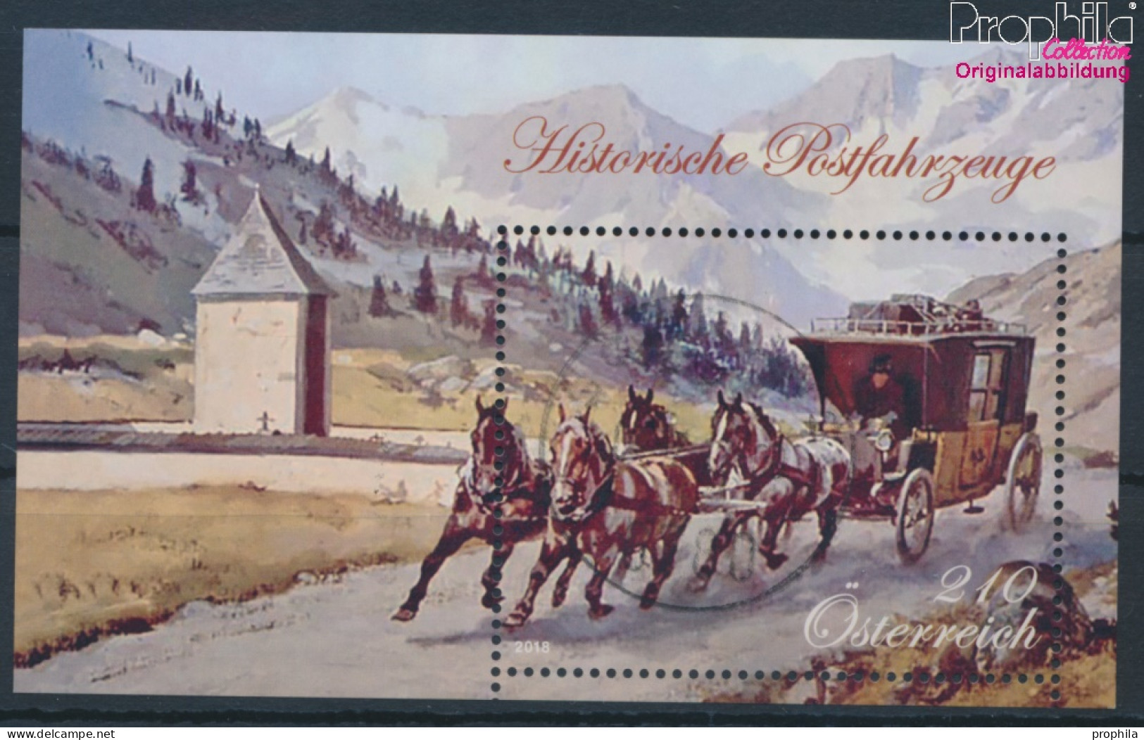 Österreich Block100 (kompl.Ausg.) Gestempelt 2018 Postkutsche (10404306 - Used Stamps
