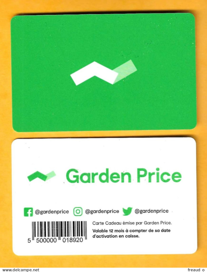 Carte Cadeau GARDEN PRICE - Gift Cards