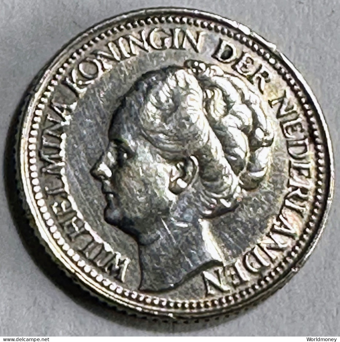 Netherlands 25 Cents 1940 (Silver) - 25 Cent