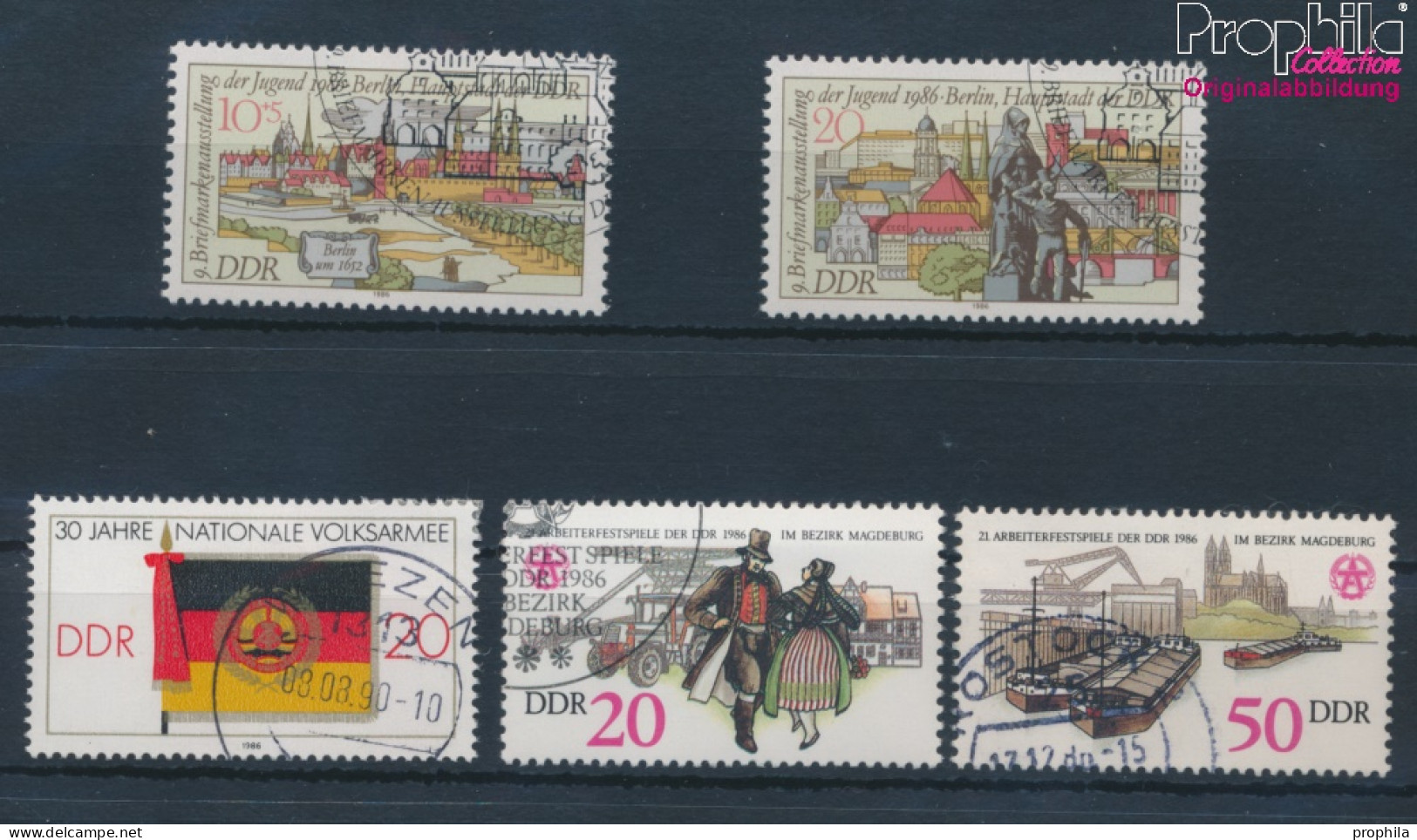 DDR 3001,3028-3029,3030-3031 (kompl.Ausg.) Gestempelt 1986 Sondermarken (10405872 - Oblitérés