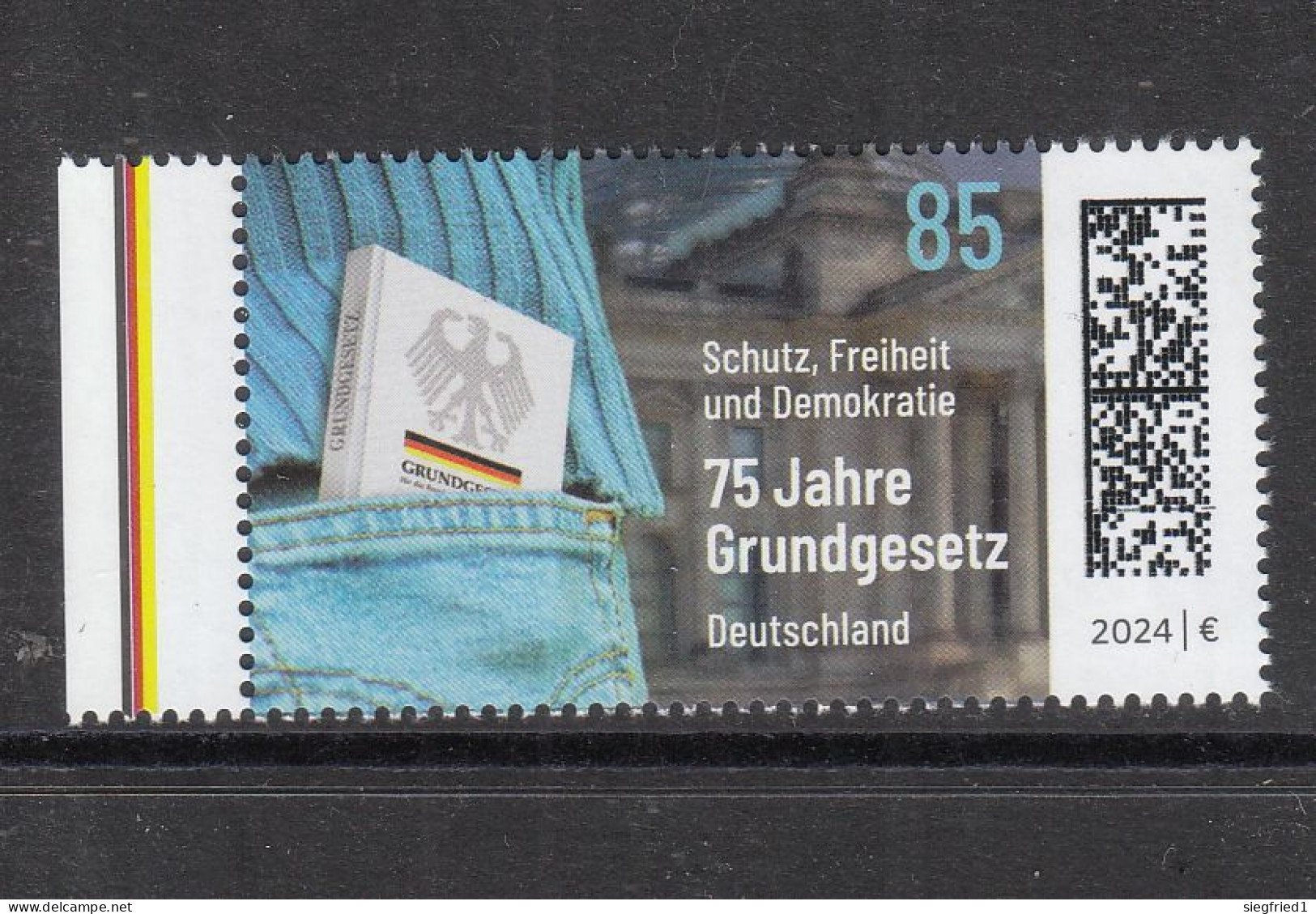 Deutschland BRD **  3830  75 Jahre Grundgesetz   Neuausgabe 2.5.2024 - Nuovi