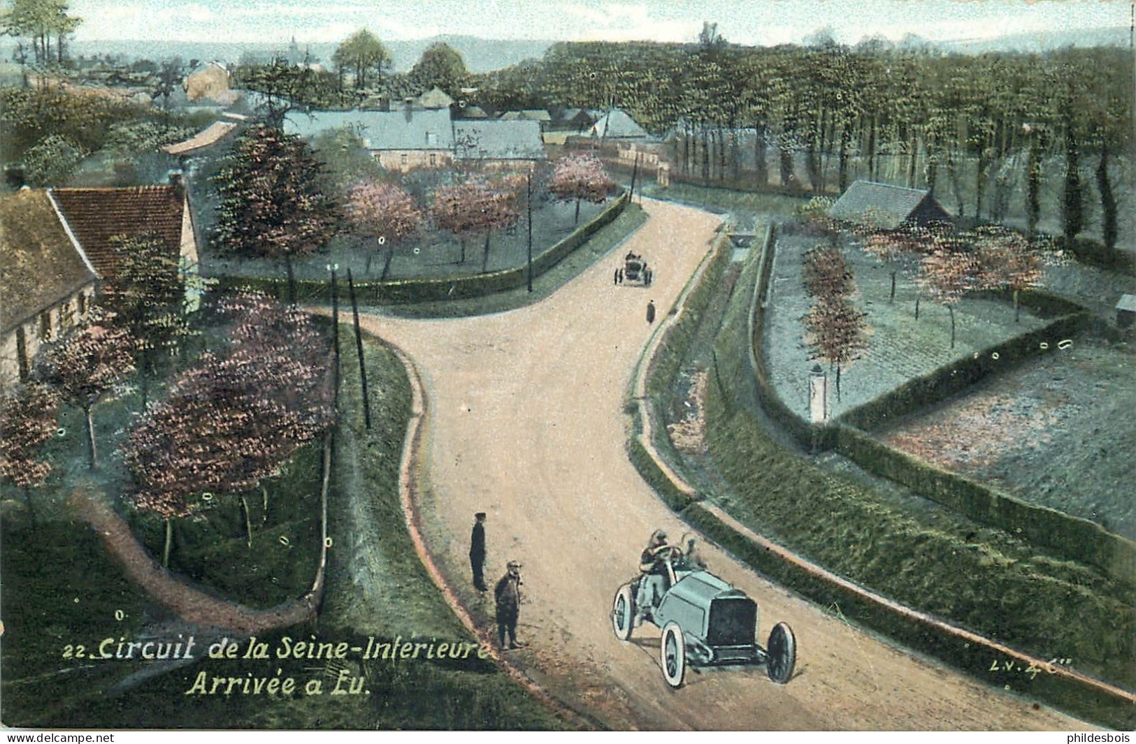 AUTOMOBILE   CIRCUIT de la Seine Inferieure ( serie complete 30 cartes )  Tres bon état "collection du journal L'AUTO "