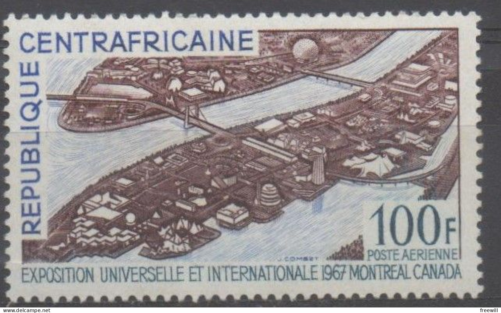 République Centrafricaine Exposition Universelle De Montréal 1967 XX - Centraal-Afrikaanse Republiek