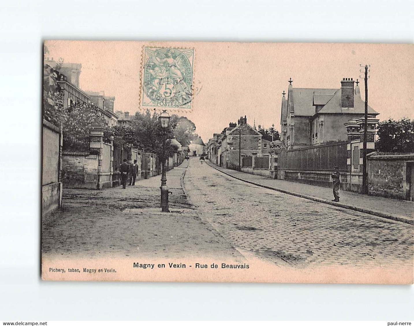 MAGNY EN VEXIN : Rue De Beauvais - état - Magny En Vexin