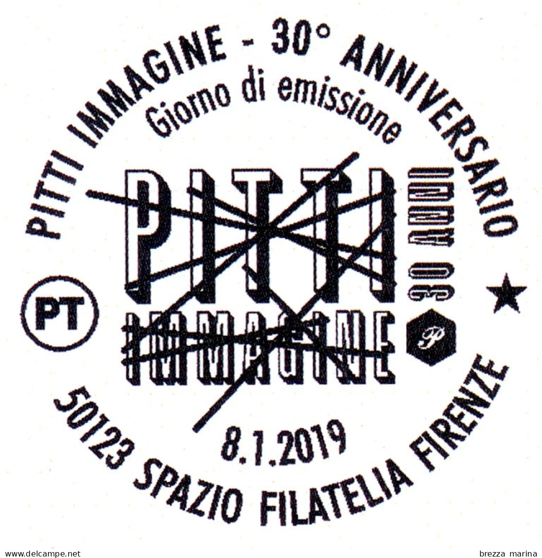 ITALIA - Usato - 2019 - 30 Anni Di Pitti Immagine – Moda - Design - Arte - B - 2011-20: Afgestempeld