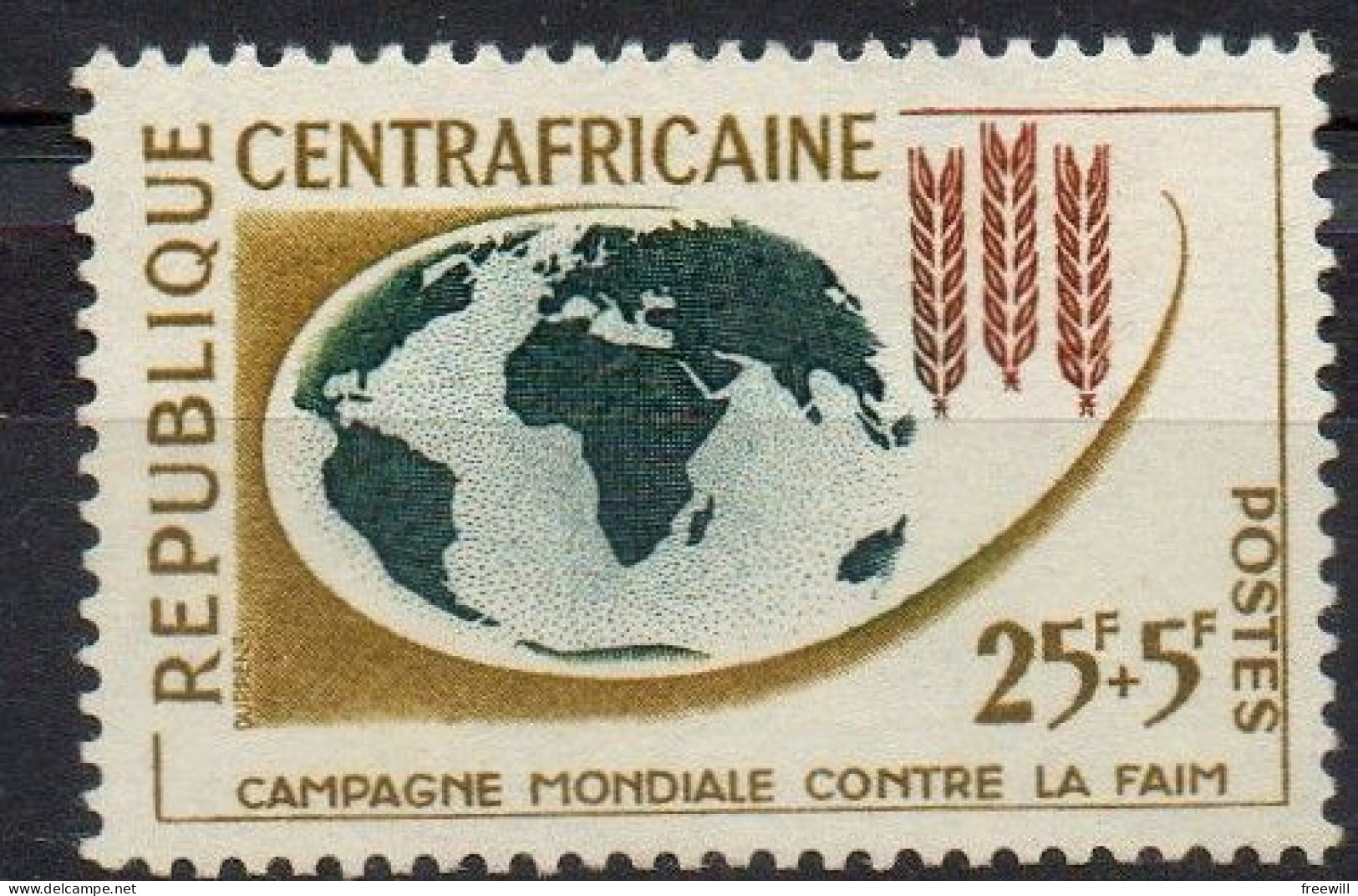 République Centrafricaine Lutte Contre La Faim 1963 XX - Central African Republic