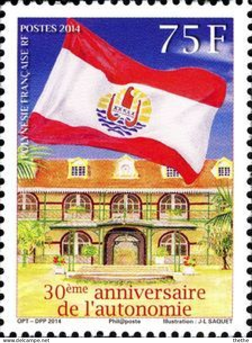 POLYNESIE FRANCAISE -  30e Anniversaire Du Statut D'autonomie - Unused Stamps