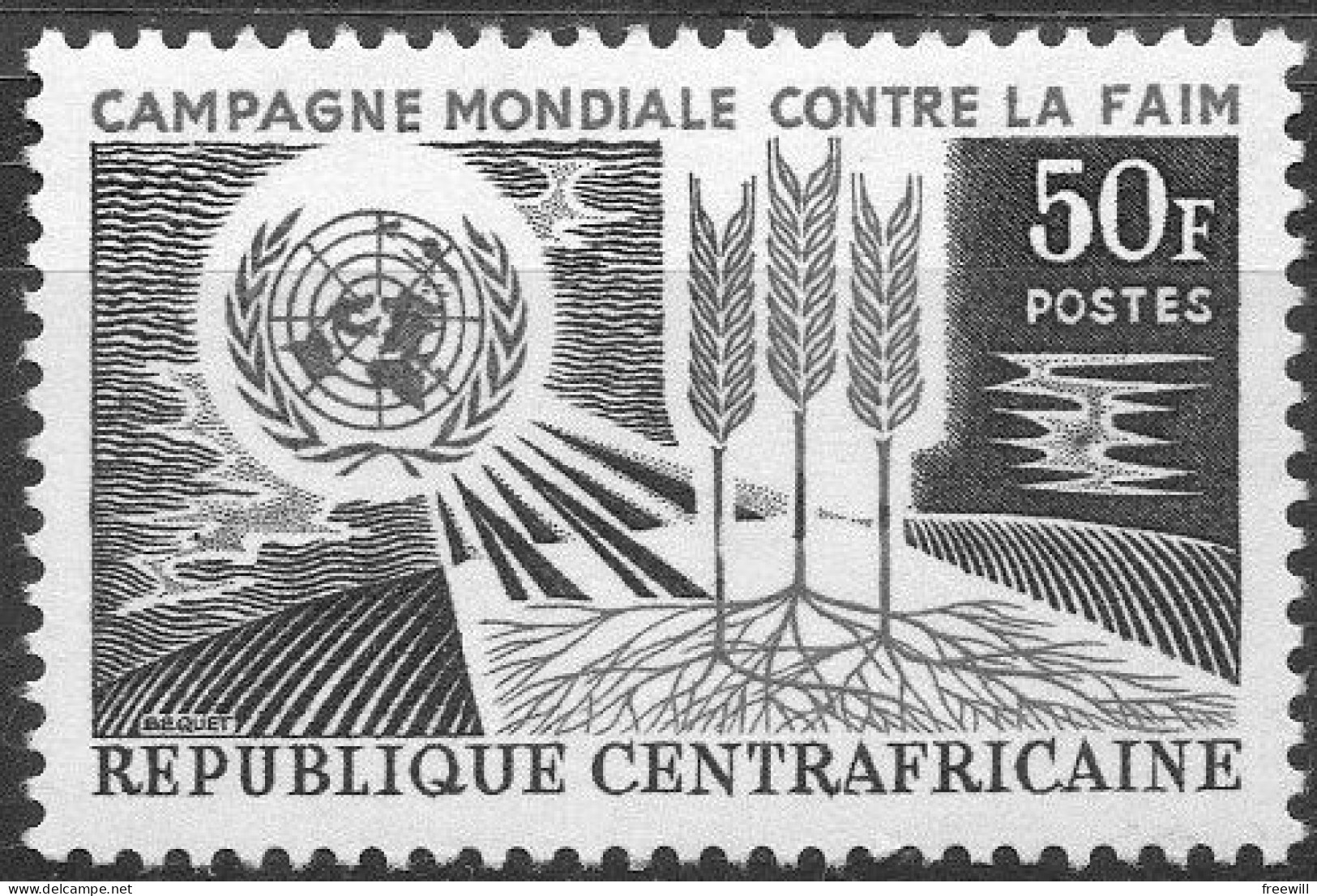 République Centrafricaine Lutte Contre La Faim 1965 XX - Centrafricaine (République)