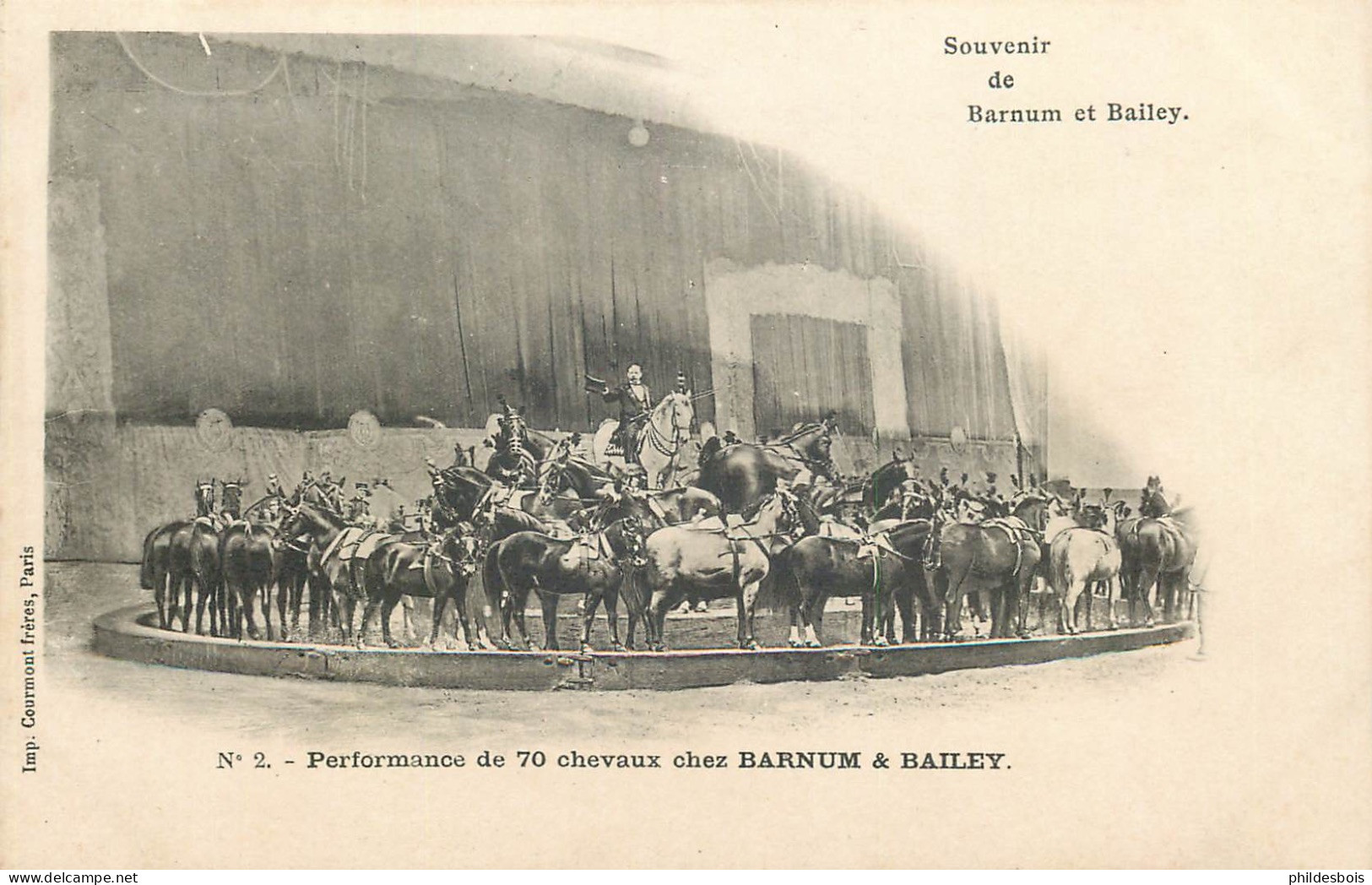 CIRQUE  ( Serie Complete 10 Cartes )  Tres Bon état  SOUVENIR DE BARNUM Et BAILEY - Circus