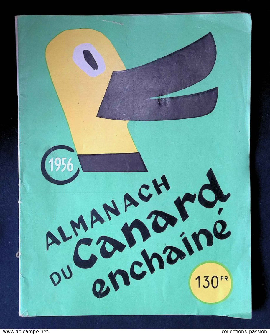 Almanah Du Canard Enchainé, 1956, 48 Pages, 2 Scans, Frais Fr. 3.95 E - Humour
