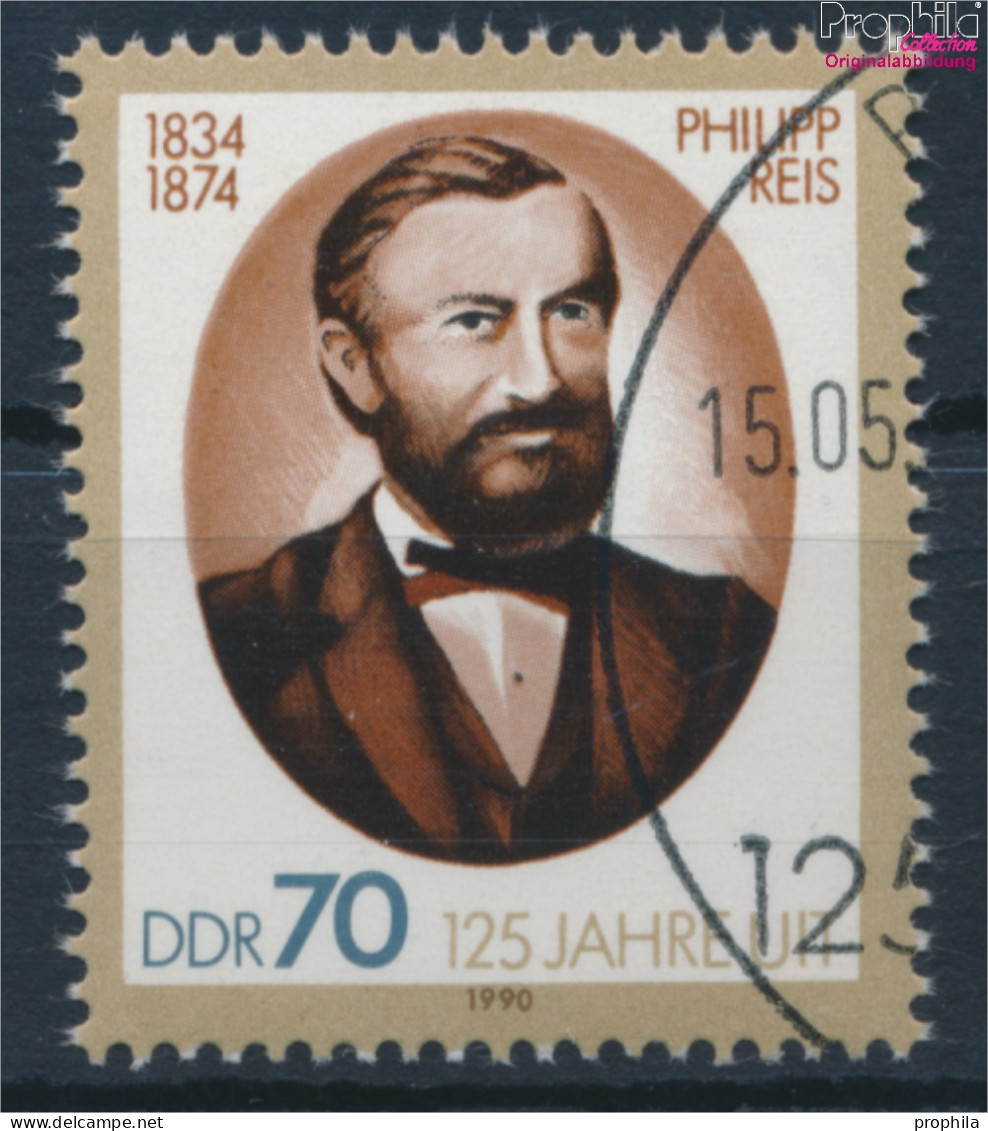 DDR 3336 (kompl.Ausgabe) Ersttagssonderstempel Gestempelt 1990 Fernmeldeunion (10405733 - Used Stamps