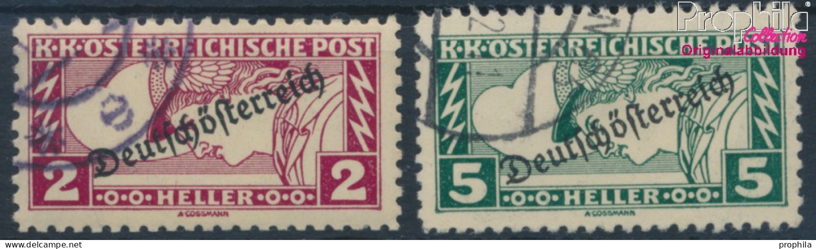 Österreich 252B-253B (kompl.Ausg.) Gestempelt 1919 Eilmarken (10405103 - Used Stamps