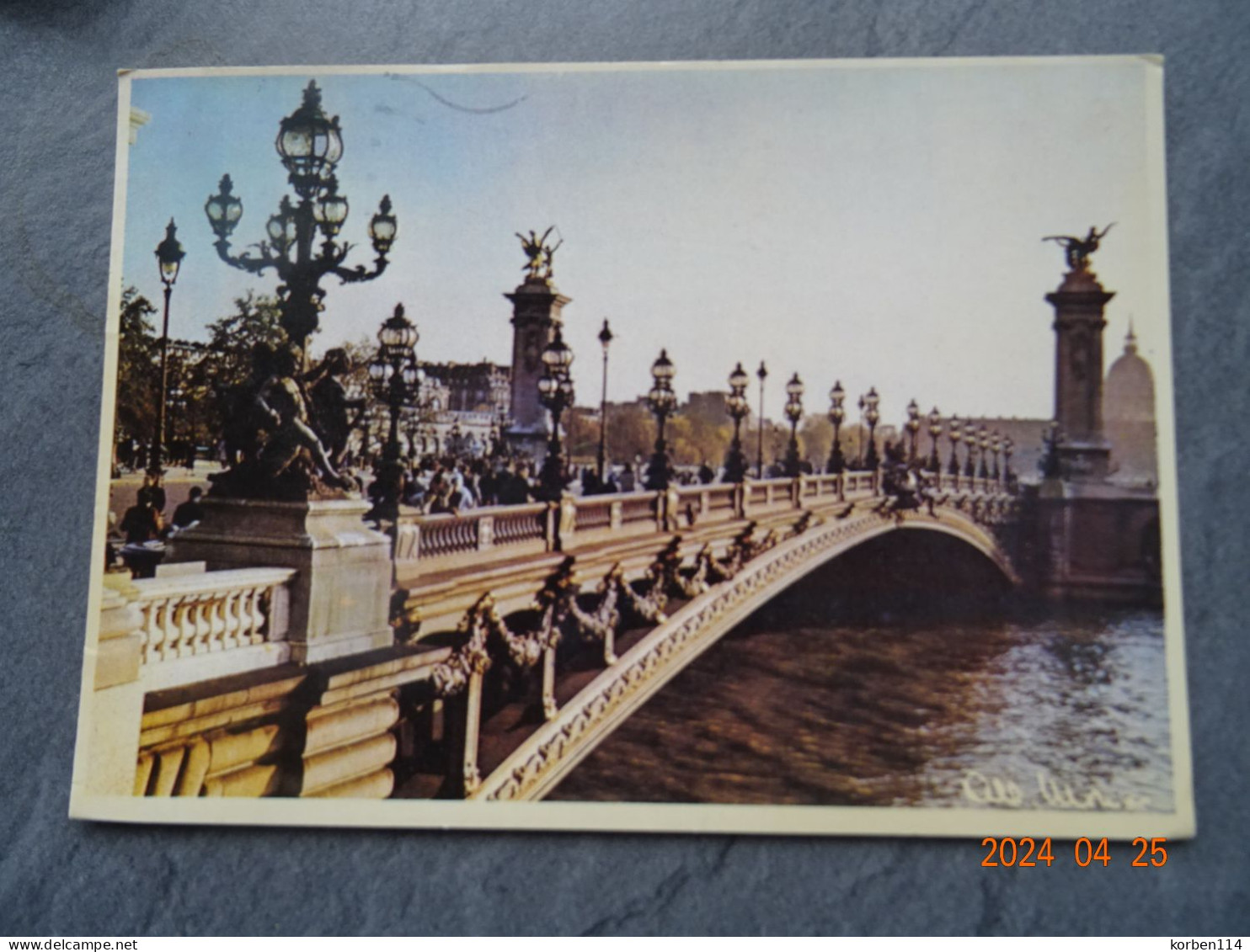 LE PONT ALEXANDRE  III - The River Seine And Its Banks