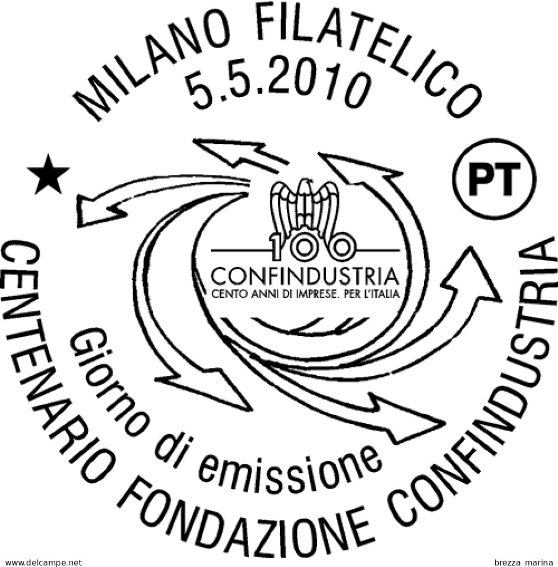 ITALIA - Usato - 2010 - 100º Anniversario Della Fondazione Di Confindustria - 1.40 - 2001-10: Afgestempeld